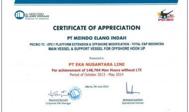 Certificate Of Appreciation